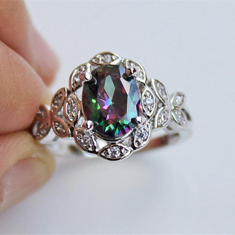 Cluster Rings Colorful Oval Zircon For Women Creative Gradient Openwork Butterfly White Gold Color Gift Fashion Jewelry KAR243, Golden;silver
Cluster Rings Colorful Oval Zircon For Women Creative Gradient Openwork Butterfly White Gold Color Gift Fashion Jewelry KAR243, Golden;silver
