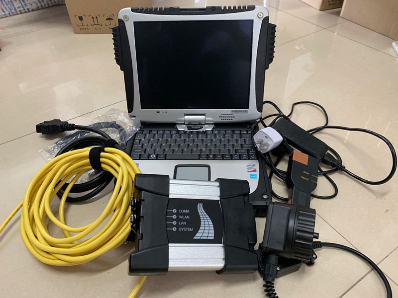 Diagnostic Tool for BMW Icom Next + MB Start 5 SD Connect C5 + 2in1 SSD Installed Well + CF-19 used Laptop CF19