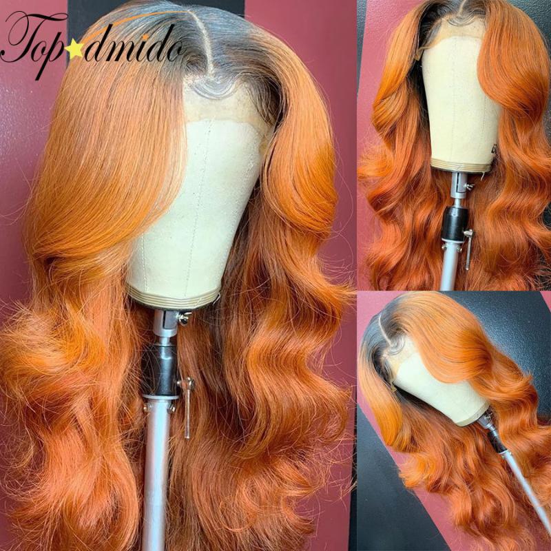 Lace Wigs Topodmido 13x6 Orange OmberColor Human Front Pre Plucked Brazilian Ramy Hair Body Wace Wig Natural Hairline, Black;brown
Lace Wigs Topodmido 13x6 Orange OmberColor Human Front Pre Plucked Brazilian Ramy Hair Body Wace Wig Natural Hairline, Black;brown