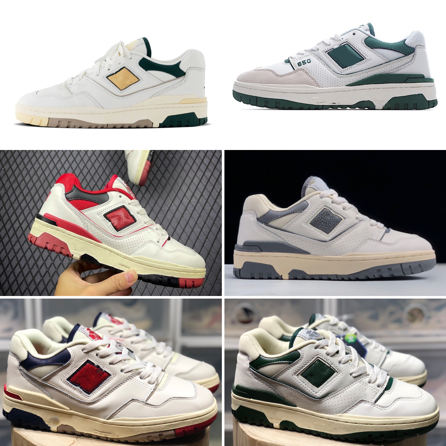 BOOTS 2022 BB550 b550 550 ALD Designer Shoes White Navy Green Men Women Low Top real leather suede sea sault black gold yellow natural grey lemon aime leon dore, 2 white green
BOOTS 2022 BB550 b550 550 ALD Designer Shoes White Navy Green Men Women Low Top real leather suede sea sault black gold yellow natural grey lemon aime leon dore, 2 white green