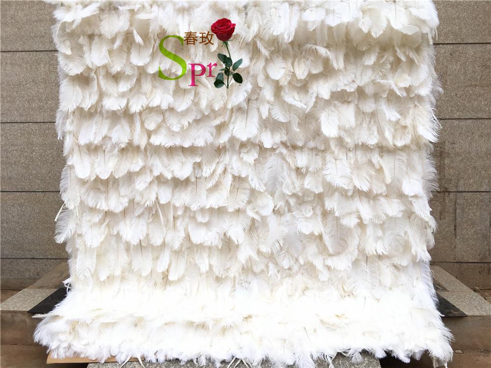 Decorative Flowers & Wreaths SPR Wholesale Custom White Feather Wedding Supplies Decoration Backdrop Silk Artificial Flower Wall
Decorative Flowers & Wreaths SPR Wholesale Custom White Feather Wedding Supplies Decoration Backdrop Silk Artificial Flower Wall