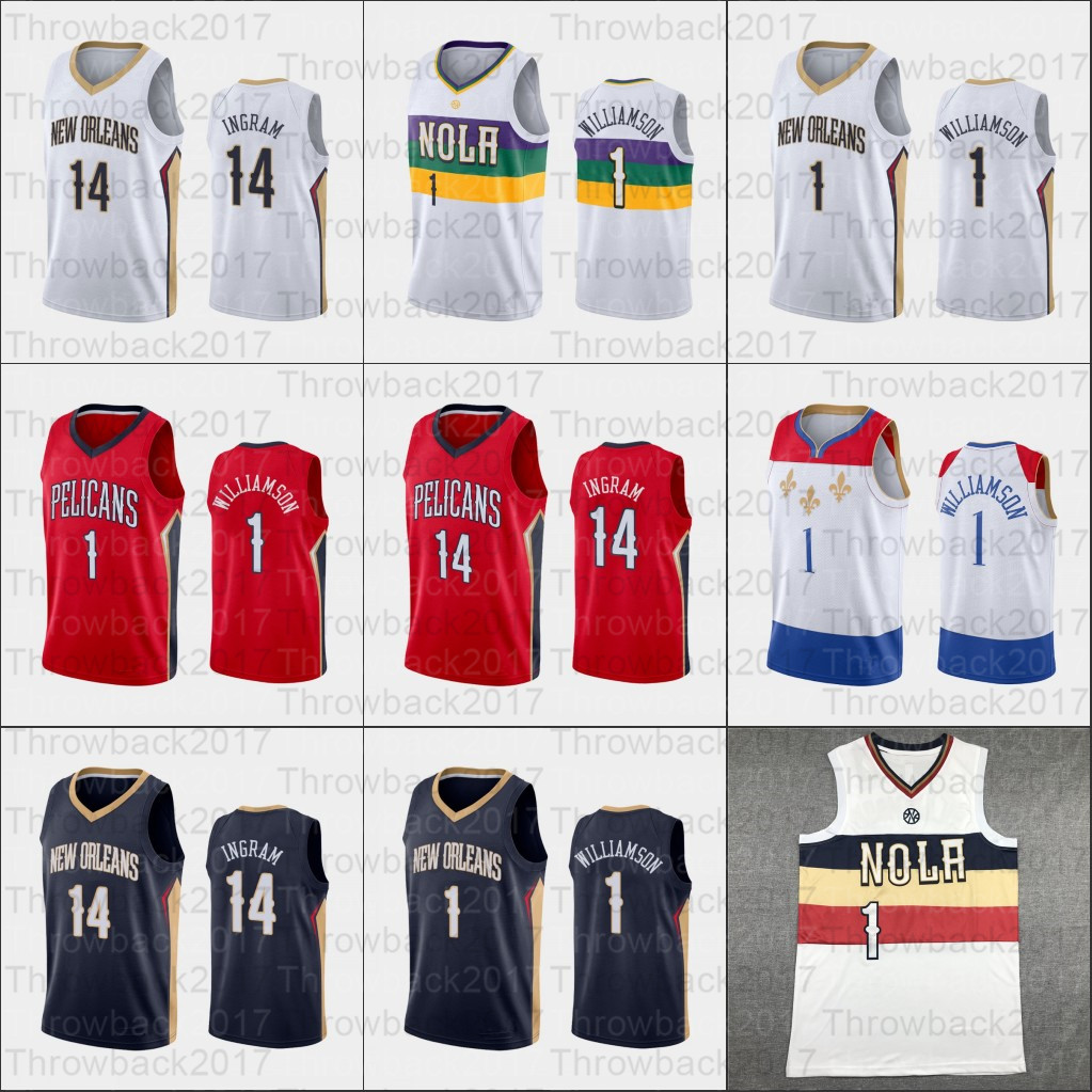 2021the Basketball jersey Zion New Williamson INGRAM Mesh Retro Men Women Youth white Red black, As photo
2021the Basketball jersey Zion New Williamson INGRAM Mesh Retro Men Women Youth white Red black, As photo
