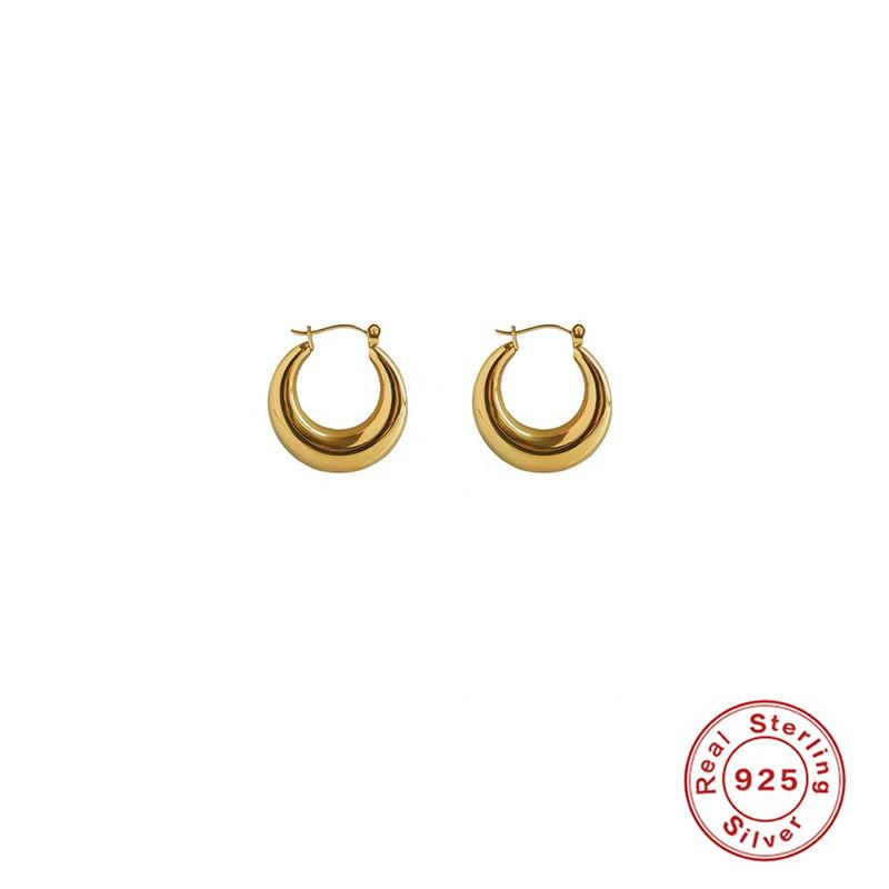 Hoop & Huggie Aide Gold-real Preserving Electroplating French Niche Minimalist Style Simple Retro Earrings Elegant All-match Lisa Same Earri
Hoop & Huggie Aide Gold-real Preserving Electroplating French Niche Minimalist Style Simple Retro Earrings Elegant All-match Lisa Same Earri