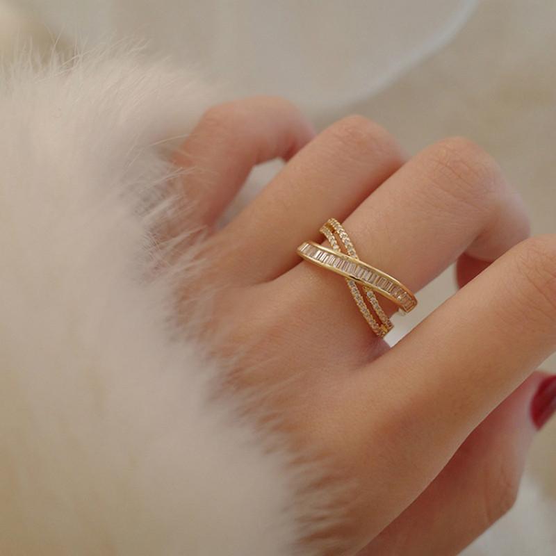 Cluster Rings 2021 Arrival Women Simple Gold Ring Female Cross Zircon Fashion Cool Wind Index Finger Opening Adjustable Jewelry, Golden;silver
Cluster Rings 2021 Arrival Women Simple Gold Ring Female Cross Zircon Fashion Cool Wind Index Finger Opening Adjustable Jewelry, Golden;silver