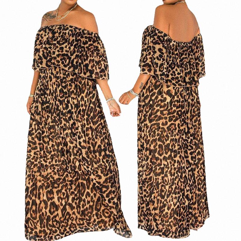 Plus Size Dresses Leopard Stretch Sexy Off Shoulder Bohemian Dress For Women Loose Summer Long Wholesale Drop, Black
Plus Size Dresses Leopard Stretch Sexy Off Shoulder Bohemian Dress For Women Loose Summer Long Wholesale Drop, Black