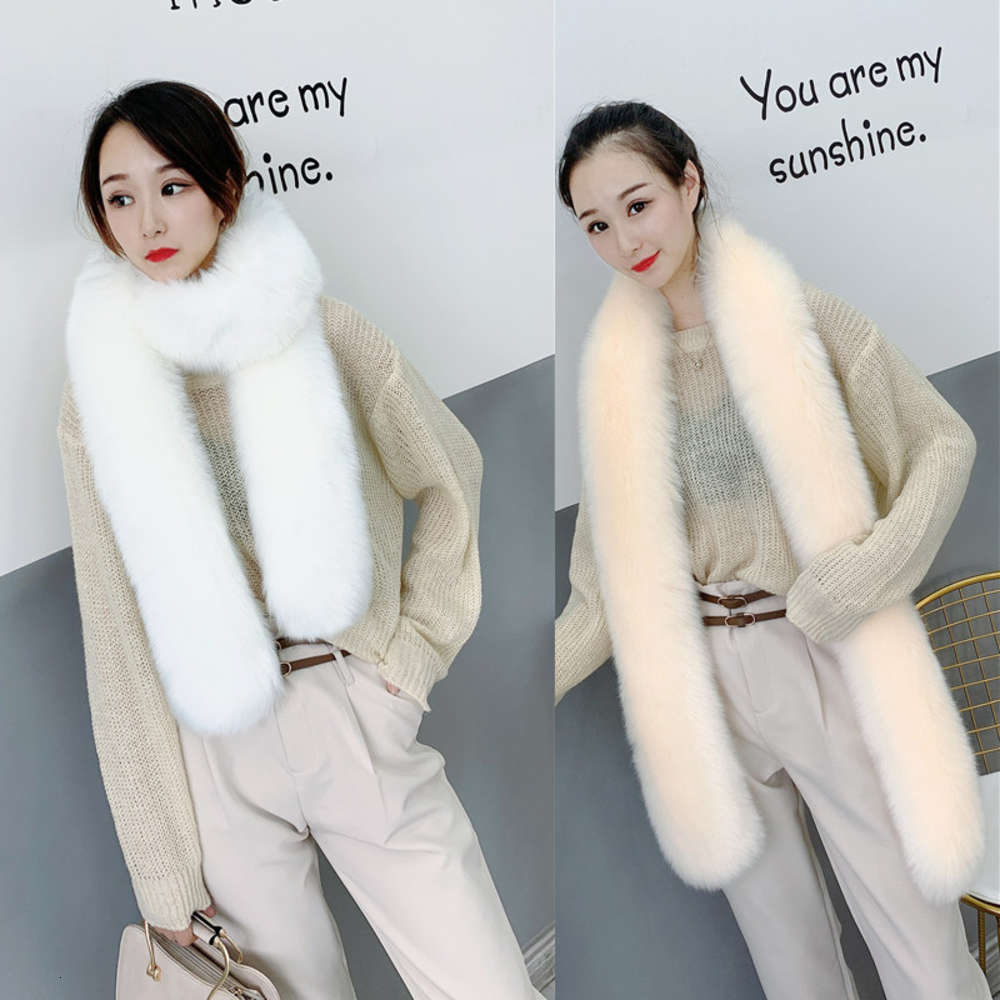 Show style super long scarf winter fox fur warm shawl Plush Neck women's collar, Blue;gray
Show style super long scarf winter fox fur warm shawl Plush Neck women's collar, Blue;gray