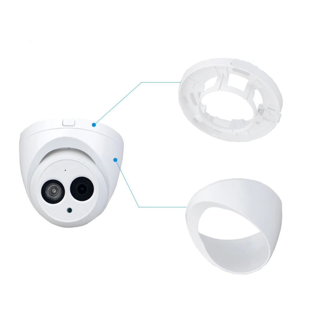 IP Camera Security IPC-HDW4433C-A 4MP HD PoE IR 30M Night Vision Starlight Camara Mini Dome Built-in Mic Network Cameras