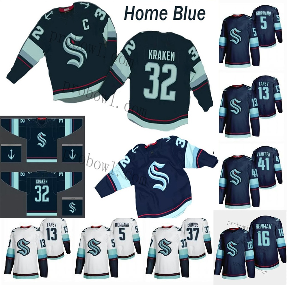 2021 Seattle Kraken Yanni Gourde Hockey Jersey Tanev Matthew Beniers Mark Giordano Henman Jared Mccann Borgen Jeremy Lauzon Cholowski Driedger Goalie cut S/6XL, Mens away white
2021 Seattle Kraken Yanni Gourde Hockey Jersey Tanev Matthew Beniers Mark Giordano Henman Jared Mccann Borgen Jeremy Lauzon Cholowski Driedger Goalie cut S/6XL, Mens away white