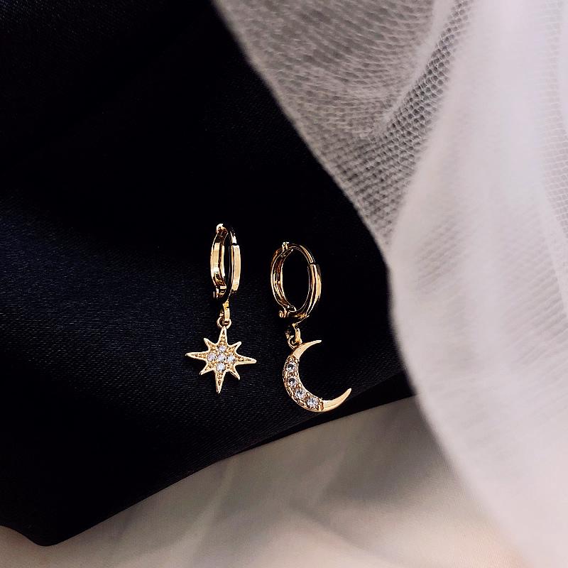 Dangle & Chandelier Goth Unusual Earrings Y2k Aesthetics Star Moon Asymmetric Advanced Sense Club Temperament Female
Dangle & Chandelier Goth Unusual Earrings Y2k Aesthetics Star Moon Asymmetric Advanced Sense Club Temperament Female