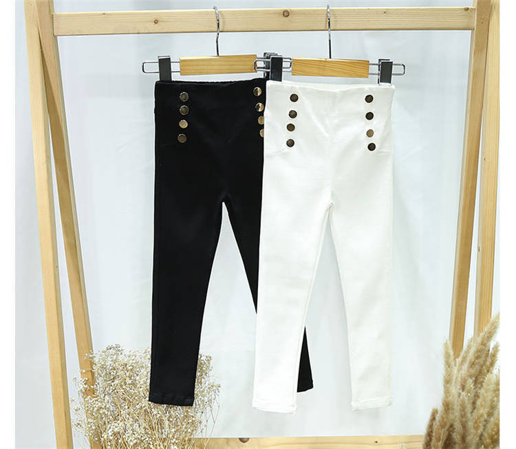 Baby Girl Jean Pants Elastic Skinny Tight Infant Toddler Children Legging Jeans Denim Trousers Baby Girls Denim Pant Clothes 210303