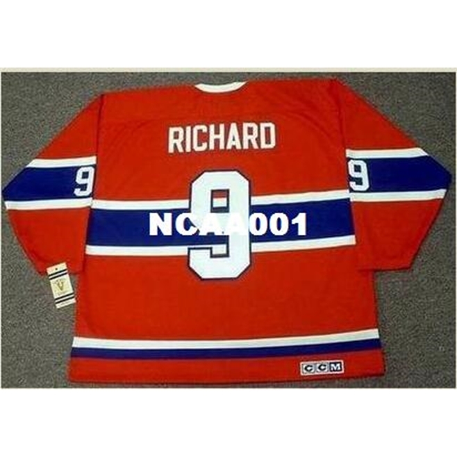 001s #9 MAURICE RICHARD Montreal Canadiens 1946.1959 CCM Vintage Retro Hockey Jersey or custom any name or number retro Jersey, Black
001s #9 MAURICE RICHARD Montreal Canadiens 1946.1959 CCM Vintage Retro Hockey Jersey or custom any name or number retro Jersey, Black