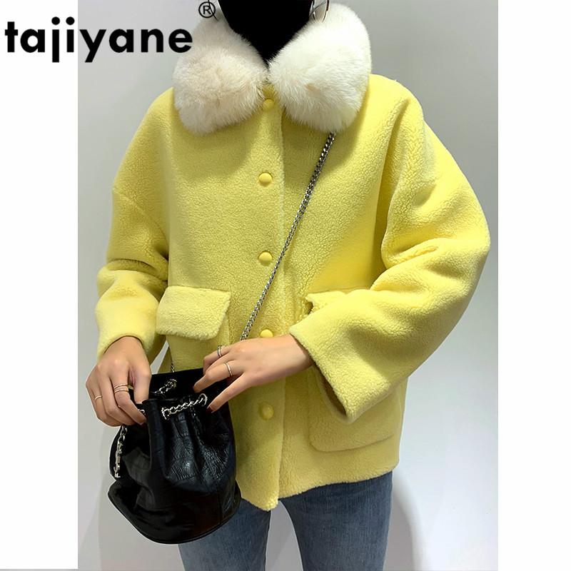 Women's Fur & Faux Real Coat Female Collar Wool Jacket Autumn Winter Women Clothes 2021 Korean Vintage Sheep Shearling Tops ZT4295, Black
Women's Fur & Faux Real Coat Female Collar Wool Jacket Autumn Winter Women Clothes 2021 Korean Vintage Sheep Shearling Tops ZT4295, Black