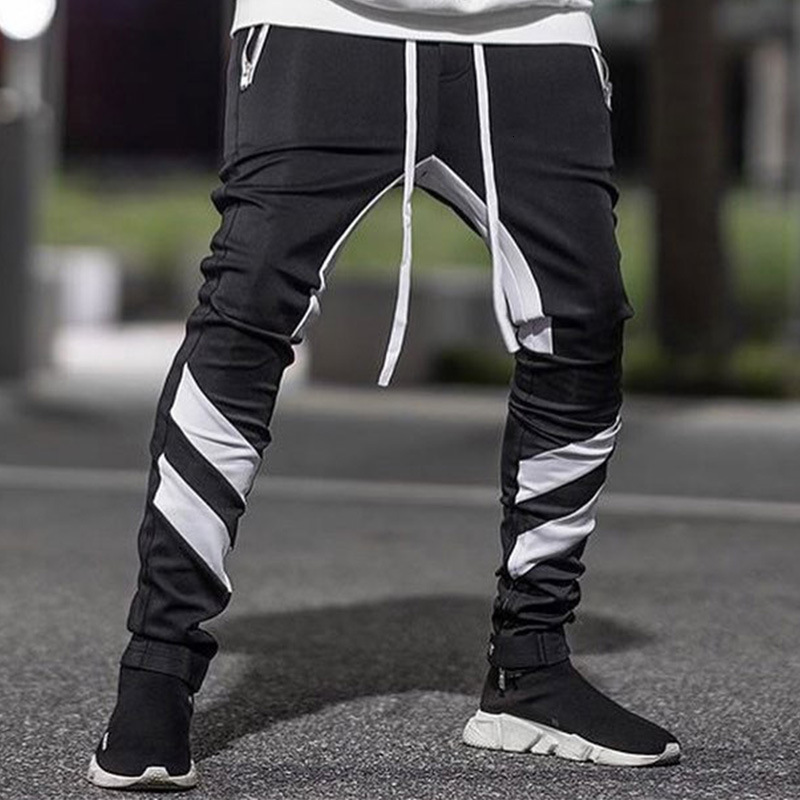 pants trousers leisure sports men's korean fashion color matching overalls leggings running elastic fitness, Black
pants trousers leisure sports men's korean fashion color matching overalls leggings running elastic fitness, Black