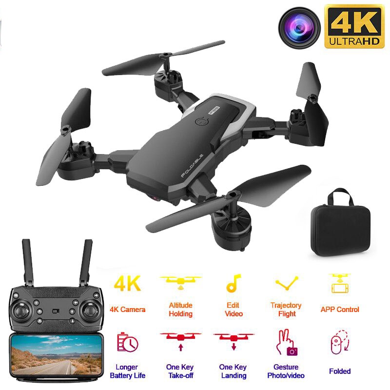 F85 RC Drone 4K HD Camera Professional Aerial Photography Helicopter 360 Degree Flip Foldable Quadcopter Best Gift For Children, Black
F85 RC Drone 4K HD Camera Professional Aerial Photography Helicopter 360 Degree Flip Foldable Quadcopter Best Gift For Children, Black