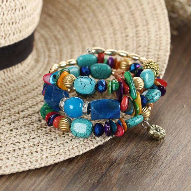 Charm Bracelets Vintage Charms Multilayer Natural Stone Crystal And Bangles For Teens Women (Blue)
Charm Bracelets Vintage Charms Multilayer Natural Stone Crystal And Bangles For Teens Women (Blue)