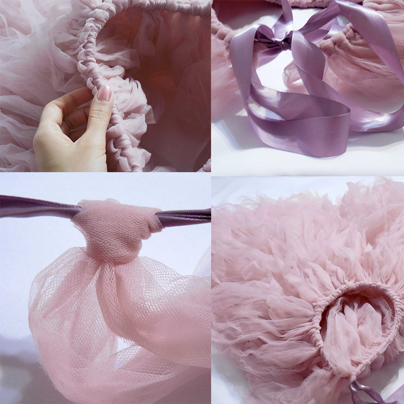 100cm Length Wedding DIY Skirt Tulle Overskirt Sexy Pleated Fashion Handmade Woman Tutu Female Long Skirt Lolita Saia Longa 210306