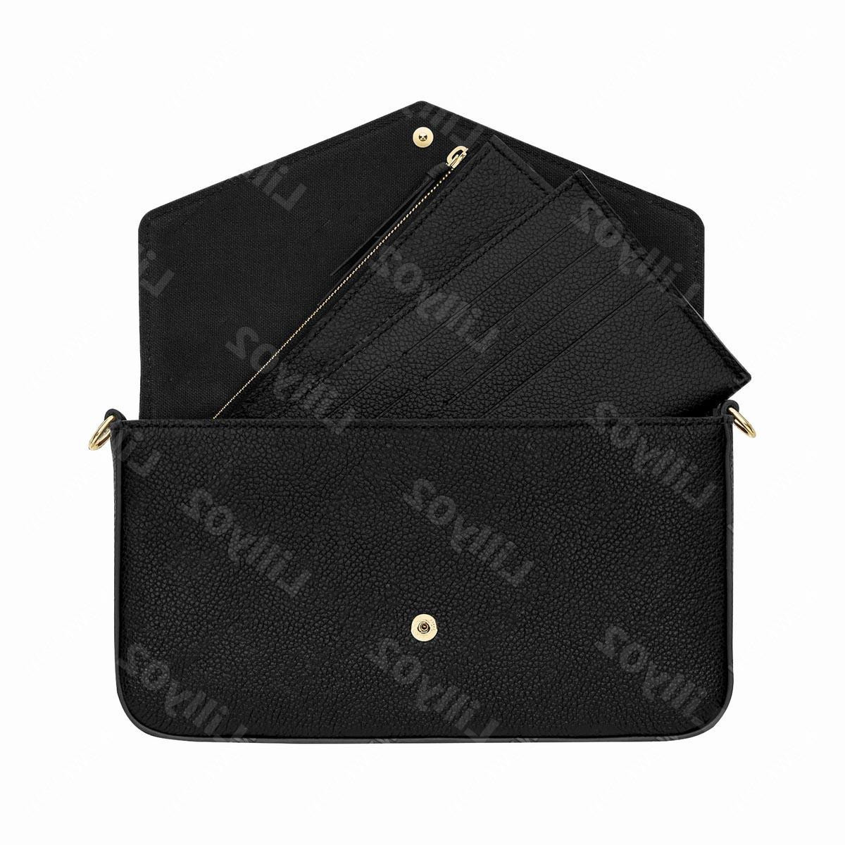 Top 3pcs set Women Luxury designer handbag Pochette Felicie Bag Genuine Leather Shoulder Clutch Tote Messenger, Brown flower
Top 3pcs set Women Luxury designer handbag Pochette Felicie Bag Genuine Leather Shoulder Clutch Tote Messenger, Brown flower