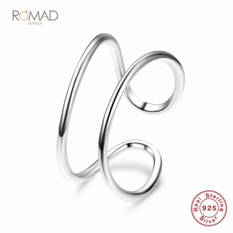 Cluster Rings 925 Sterling Silver Gold Ring Personality Double Open For Women Adjustable Wedding Engagement Fashion Jewelry, Golden;silver
Cluster Rings 925 Sterling Silver Gold Ring Personality Double Open For Women Adjustable Wedding Engagement Fashion Jewelry, Golden;silver