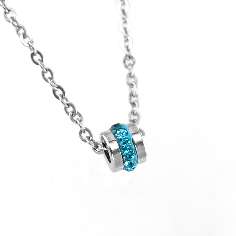 Pendant Necklaces Birth Stone Women Choker Necklace Stainless Steel Lucky Charms Fashion Jewelry Rolo Chains Kolye Female Gift
Pendant Necklaces Birth Stone Women Choker Necklace Stainless Steel Lucky Charms Fashion Jewelry Rolo Chains Kolye Female Gift