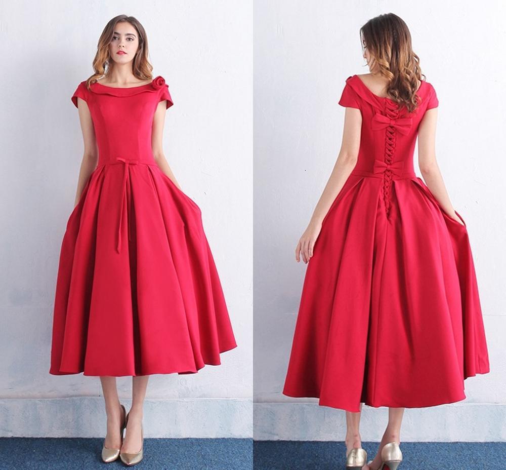 2021 New Hot Sale Scoop Bowknot Pockets Tea-length Prom Es Vestidos De Festa Elegant Women Evening Party I7tw
2021 New Hot Sale Scoop Bowknot Pockets Tea-length Prom Es Vestidos De Festa Elegant Women Evening Party I7tw