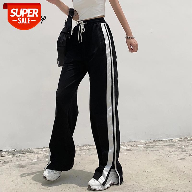 Weekeep Side Striped Patchwork Baggy Jogger Pants Streetwear Women High Waist Drawstring Sweatpants y2k Casual Straight Trousers #L47f, Black;white
Weekeep Side Striped Patchwork Baggy Jogger Pants Streetwear Women High Waist Drawstring Sweatpants y2k Casual Straight Trousers #L47f, Black;white