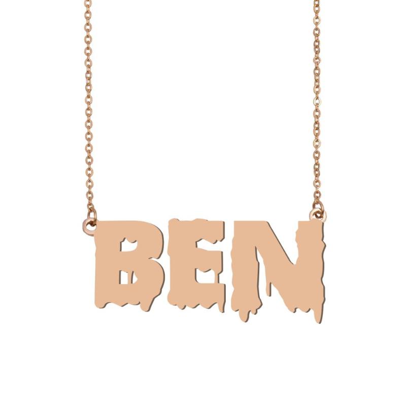 Pendant Necklaces Ben Name Necklace , Cool Bloody Art For Halloween And Santa's Day Jewelry Gift Kids Boys Girls
Pendant Necklaces Ben Name Necklace , Cool Bloody Art For Halloween And Santa's Day Jewelry Gift Kids Boys Girls
