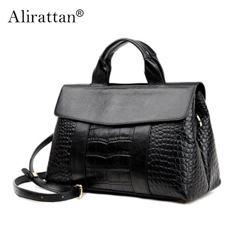 Alirattan Retro Crocodile Pattern Women's Handbag Leather Design 2021 New Fashion All-Match Single Shoulder Messenger Bag, Black
Alirattan Retro Crocodile Pattern Women's Handbag Leather Design 2021 New Fashion All-Match Single Shoulder Messenger Bag, Black