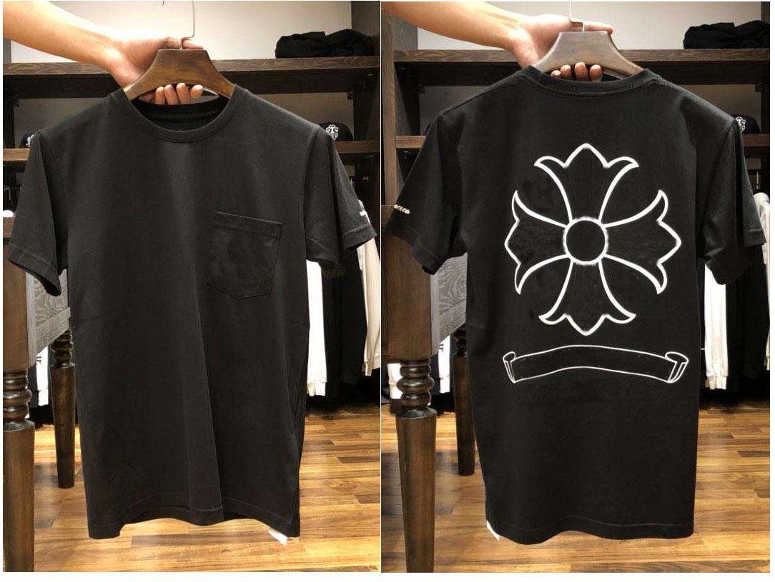logo CH T-Shirt Horseshoe Cross Sanskrit Series Short Sleeved Street Style Unisex Cotton Tees 20 Styles, White;black
logo CH T-Shirt Horseshoe Cross Sanskrit Series Short Sleeved Street Style Unisex Cotton Tees 20 Styles, White;black
