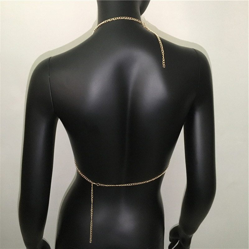 Bling Silver Gold Rhinestones Halter Bra Crop Top Women Sexy Backless Deep V Neck See Through Summer Beach Tank Tops 210308