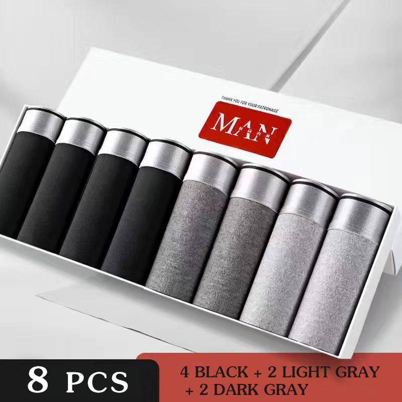 Underpants 2021 8Psc Men Panties Fashion Boxer Shorts Modal Winter Male Breathable Underwear, Black;white
Underpants 2021 8Psc Men Panties Fashion Boxer Shorts Modal Winter Male Breathable Underwear, Black;white