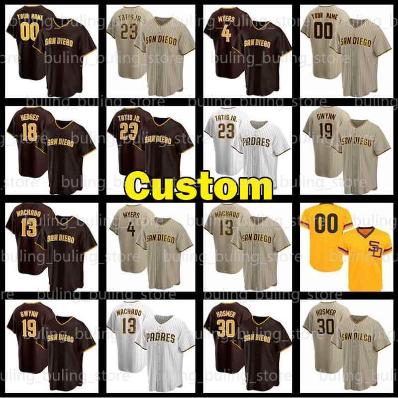 19 Tony Gwynn Jersey 13 Manny Machado 23 Fernando Tatis Jr Jersey 30 Eric Hosmer 51 Trevor Hoffman San Diego Padres Custom, Blue;black
19 Tony Gwynn Jersey 13 Manny Machado 23 Fernando Tatis Jr Jersey 30 Eric Hosmer 51 Trevor Hoffman San Diego Padres Custom, Blue;black