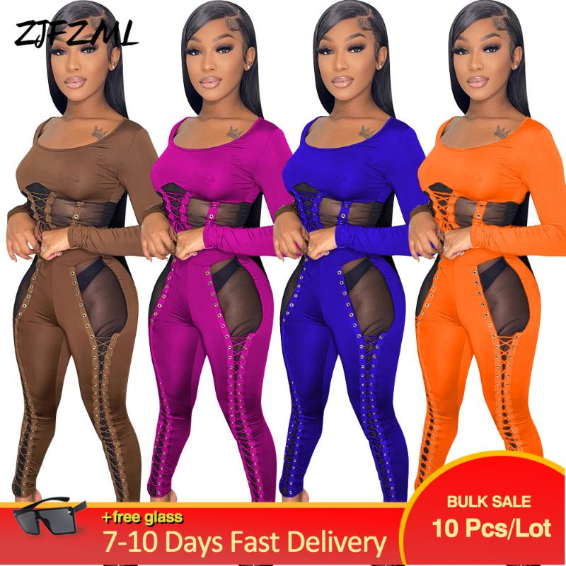 Women's Two Piece Pants Wholesale Bulk Items Lots Sexy Sets Sheer Mesh Transparent Spliced Full Sleeve Slim Crop Top & Lace Up Skinny Trouse, White
Women's Two Piece Pants Wholesale Bulk Items Lots Sexy Sets Sheer Mesh Transparent Spliced Full Sleeve Slim Crop Top & Lace Up Skinny Trouse, White