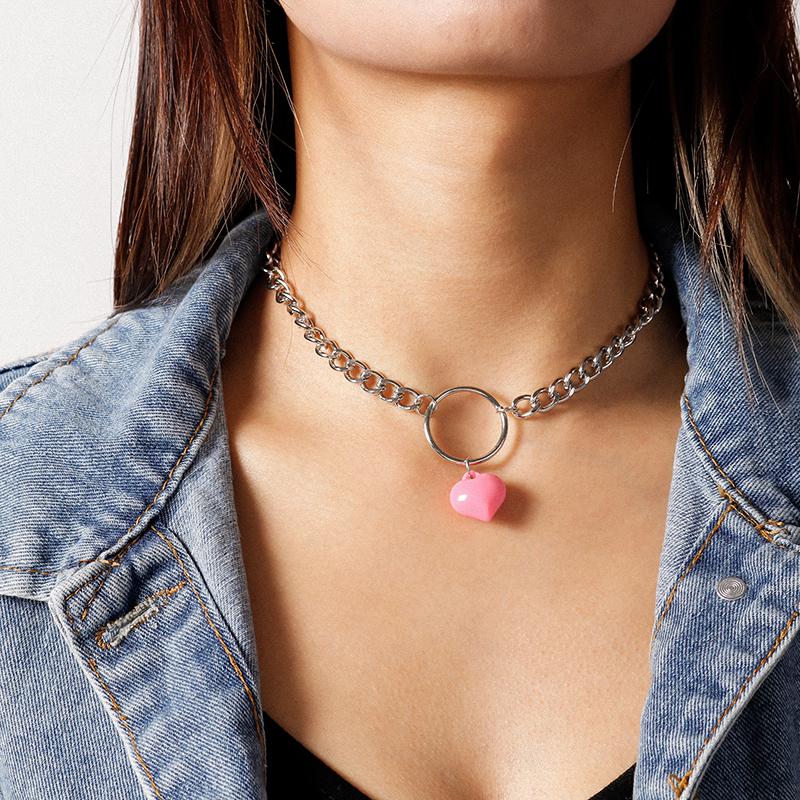 Chokers Punk Women Choker Necklace Small Love Heart Pendant Girls Clavicle Charm Chain Jewelry Party Birthday Gift
Chokers Punk Women Choker Necklace Small Love Heart Pendant Girls Clavicle Charm Chain Jewelry Party Birthday Gift