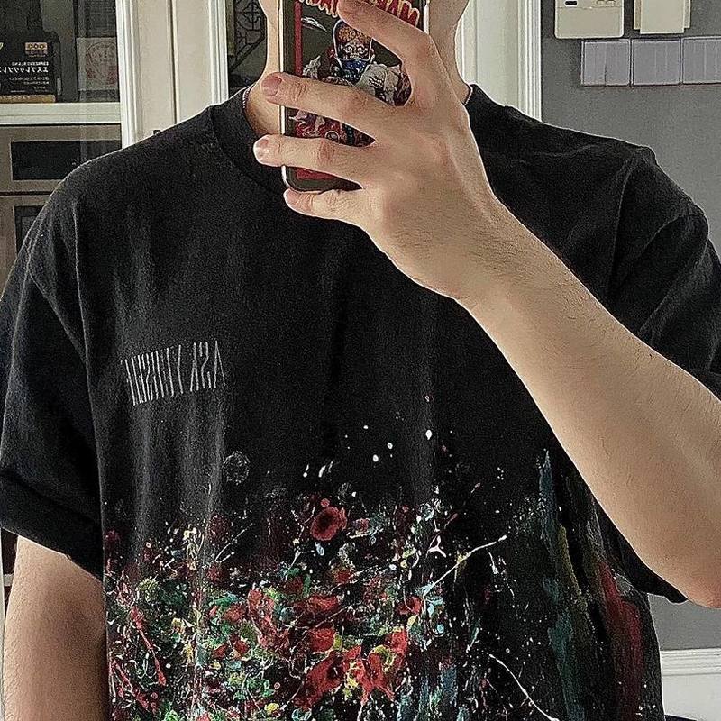 2021 New 20ss Oversize Washed Do Old Vintage Casual Fashion Top Tee Thick Inside Out Askyurself t Shirt Bknp, Black2
2021 New 20ss Oversize Washed Do Old Vintage Casual Fashion Top Tee Thick Inside Out Askyurself t Shirt Bknp, Black2