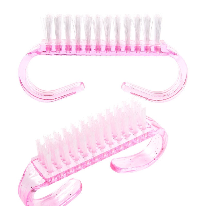 Manicure Pedicure Tools Nail brushes horn brush cleaning dust stive removal nails accessories 68mm x35mm size 500 pcs a lot