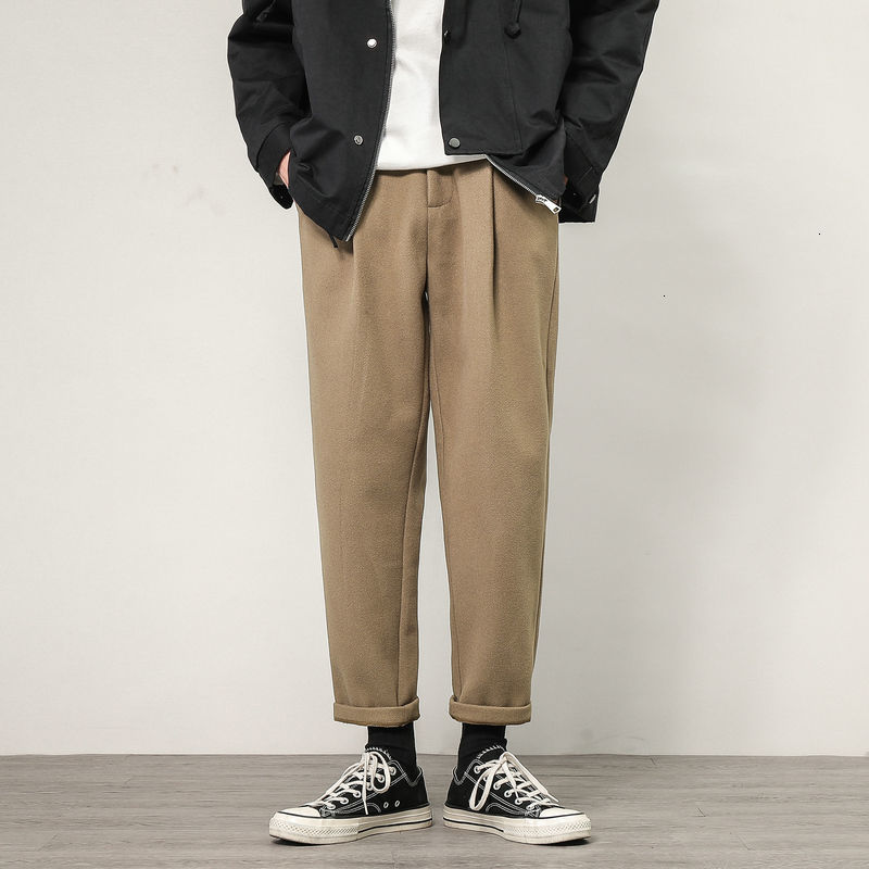 2021 New Winter Thick Woolen Men's Warm Fashion Casual Harem Men Streetwear Straight-leg Pants Mens Trousers Uvh1, Navy
2021 New Winter Thick Woolen Men's Warm Fashion Casual Harem Men Streetwear Straight-leg Pants Mens Trousers Uvh1, Navy