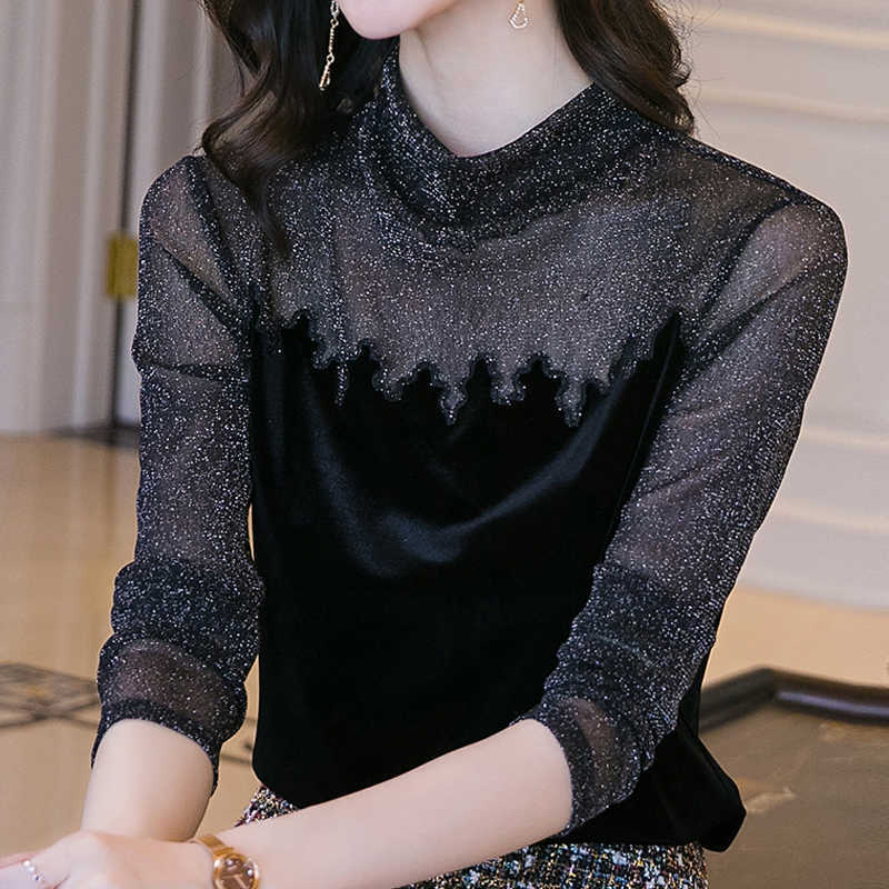 Autumn Long Sleeve Blouse Women Blusas Mujer De Moda Stand Collar Blouse Shirt Blusa 3XL Plus Size Clothing For Women D720 210602, Black
Autumn Long Sleeve Blouse Women Blusas Mujer De Moda Stand Collar Blouse Shirt Blusa 3XL Plus Size Clothing For Women D720 210602, Black