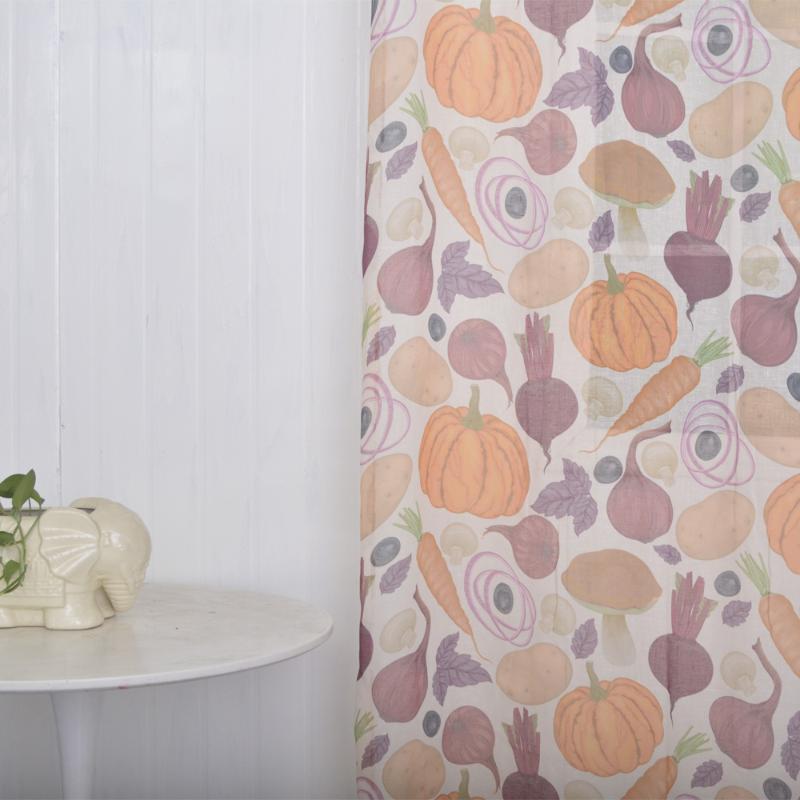 Curtain & Drapes FMH Sheer Panels For Living Room Bedroom French Window Faux Linen Drapery Tulle Printed Vegetable In Silver Grommets
Curtain & Drapes FMH Sheer Panels For Living Room Bedroom French Window Faux Linen Drapery Tulle Printed Vegetable In Silver Grommets