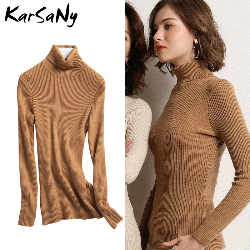 Women's Turtleneck Sweater Winter Warm Winter Clothes Women Knitted Pullover Women's Sweater Turtleneck Jumper Woman Sweaters 210218
