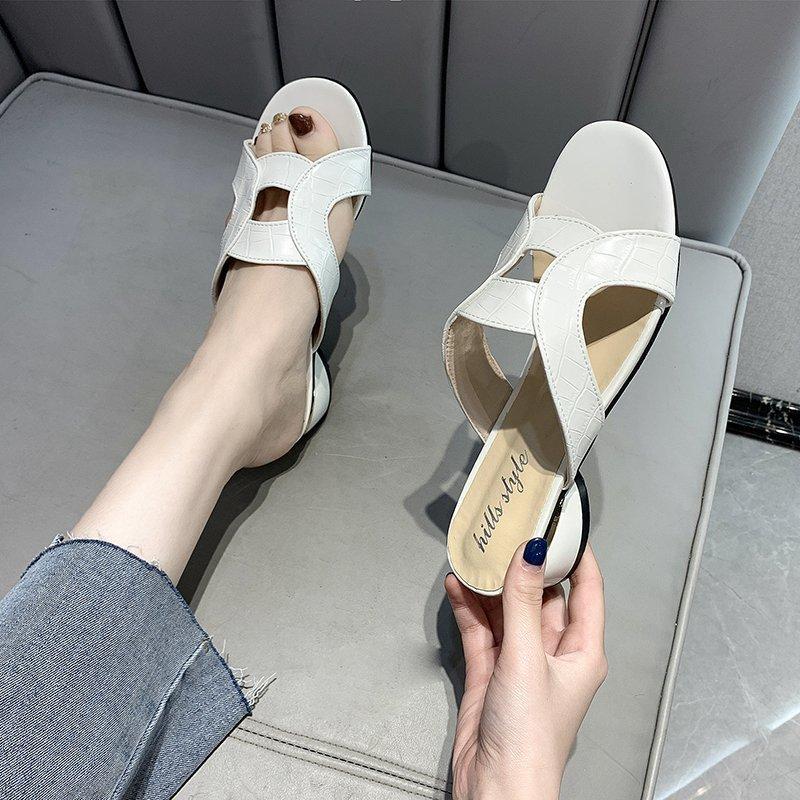 Slippers 2021 Fashion Party Shoes For Women Brown Green Ostrich Toe Flat Work And Beach Summer 09er4, White
Slippers 2021 Fashion Party Shoes For Women Brown Green Ostrich Toe Flat Work And Beach Summer 09er4, White