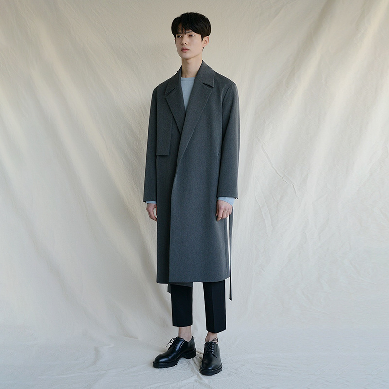Autumn Korean Windbreaker Men's Mid Length Casual Long Coat Trendy Cool Overknee British Style Trench With Belt Lapel Y4263, Tan;black
Autumn Korean Windbreaker Men's Mid Length Casual Long Coat Trendy Cool Overknee British Style Trench With Belt Lapel Y4263, Tan;black