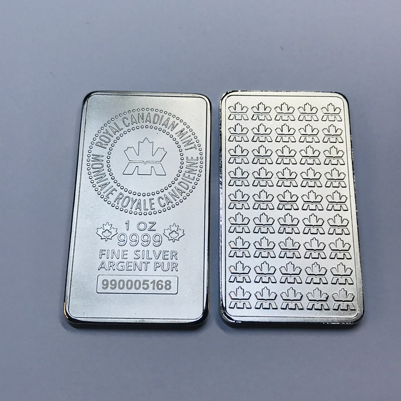 10 Pcs Non Magnetic Canadian 1 OZ Silver Platred Metal Art Craft Collectible Badge Home Decoration Coin Commemorative Bar With Different Serial Number
10 Pcs Non Magnetic Canadian 1 OZ Silver Platred Metal Art Craft Collectible Badge Home Decoration Coin Commemorative Bar With Different Serial Number