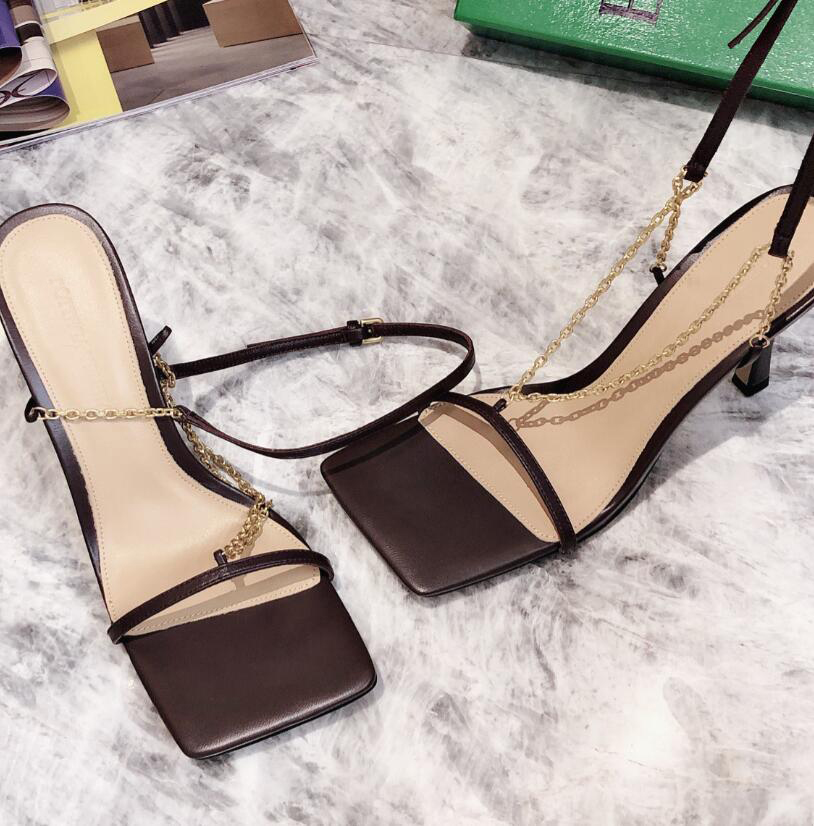 Vintage elegant 9cm high heel women sandals fashion party dress shoes for women new top plus size 41 female shoes
