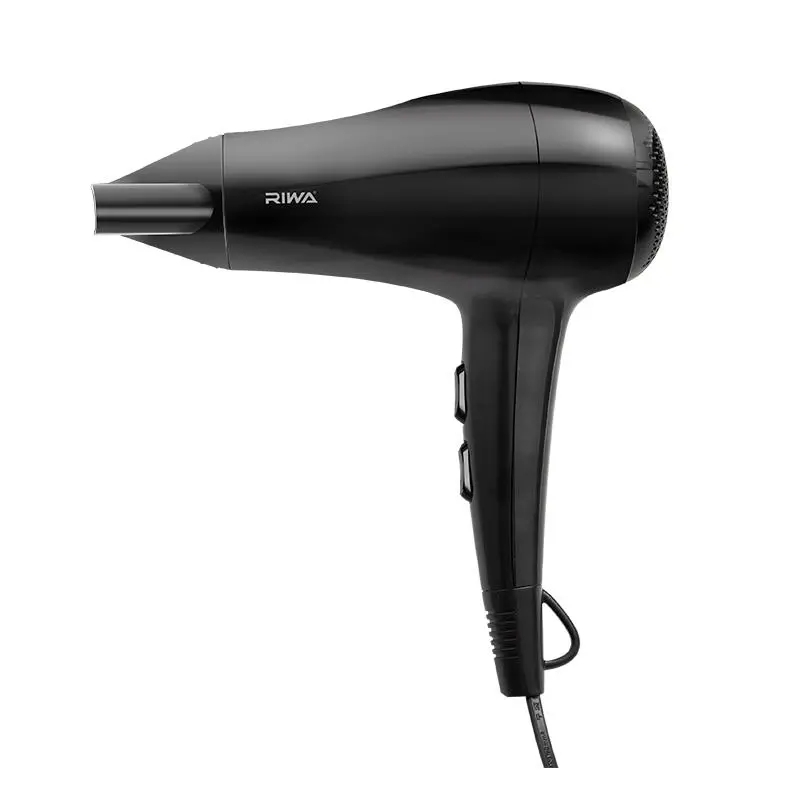 RIWA RC-7132 and RC-7136 Household Electric Hair Dryer Air Temperature Adjustment - Black