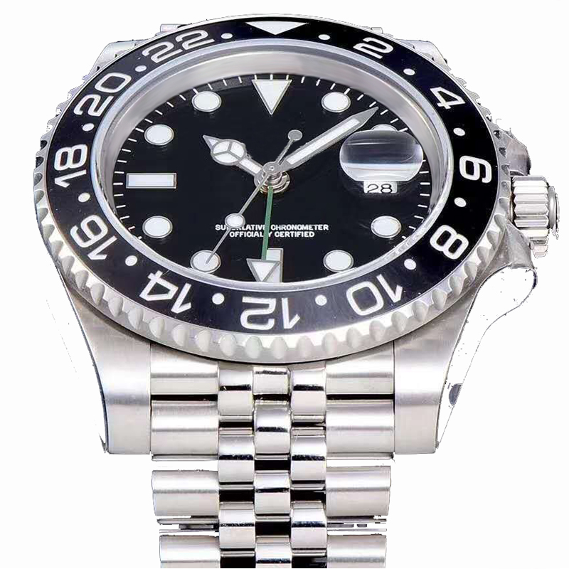 904L stainless steel Black Ceramic bezel watches Sapphire glass 40mm size men watch luxury Mechanical self-winding Glide clasp GMT wristwatches AAA, Only box and papers
904L stainless steel Black Ceramic bezel watches Sapphire glass 40mm size men watch luxury Mechanical self-winding Glide clasp GMT wristwatches AAA, Only box and papers