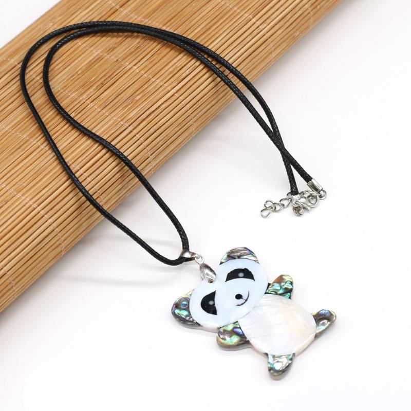 Pendant Necklaces Natural Shell Animals Necklace Fine Treasure Panda For Women Jewelry Exquisite Gift Length 55+5cm
Pendant Necklaces Natural Shell Animals Necklace Fine Treasure Panda For Women Jewelry Exquisite Gift Length 55+5cm