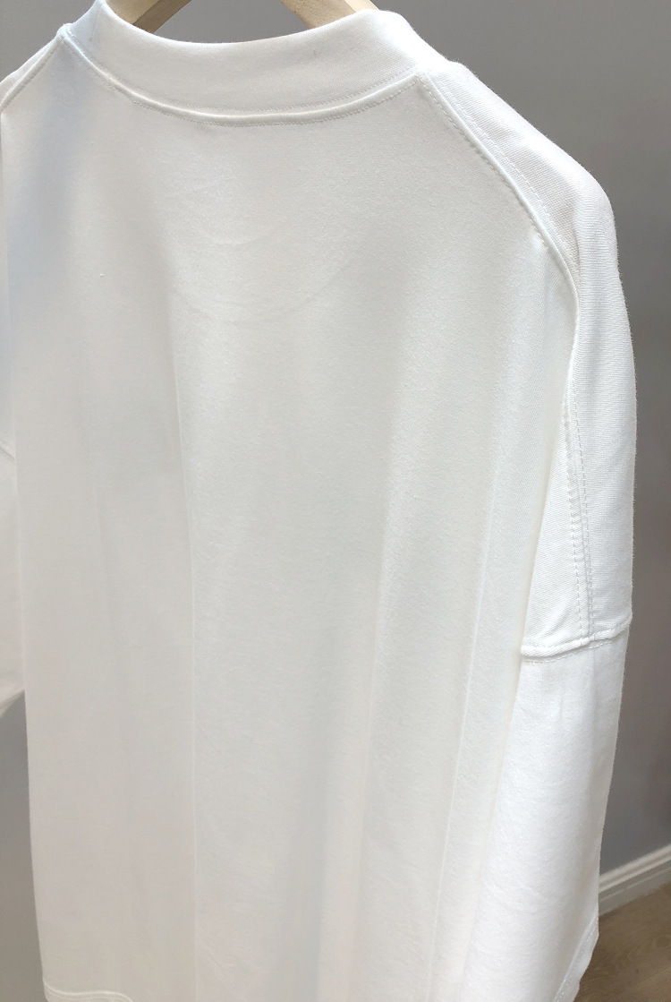 Women T-shirt Fashionable Fresh Letter Printing White Loose Short-sleeved Mid-length Men and Women Couple T-shirt 210302
