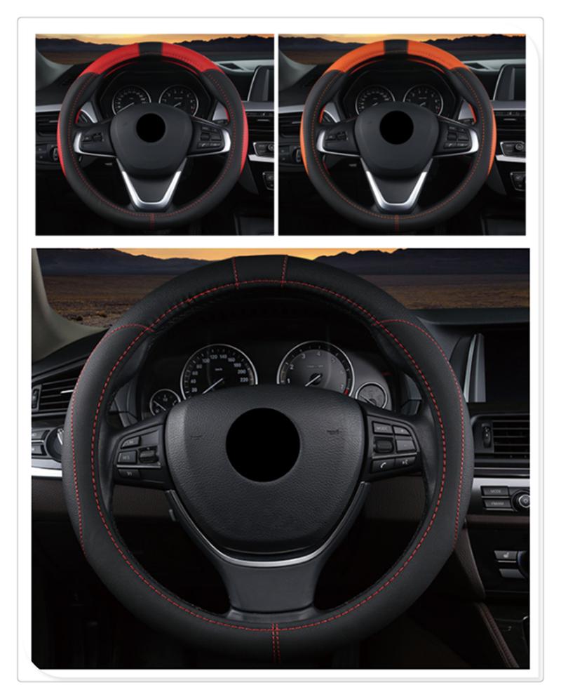Steering Wheel Covers Auto Cover 38CM Car Interior Accessories For SVT Reflex Freestar F150 Crown BF 4-Trac
Steering Wheel Covers Auto Cover 38CM Car Interior Accessories For SVT Reflex Freestar F150 Crown BF 4-Trac