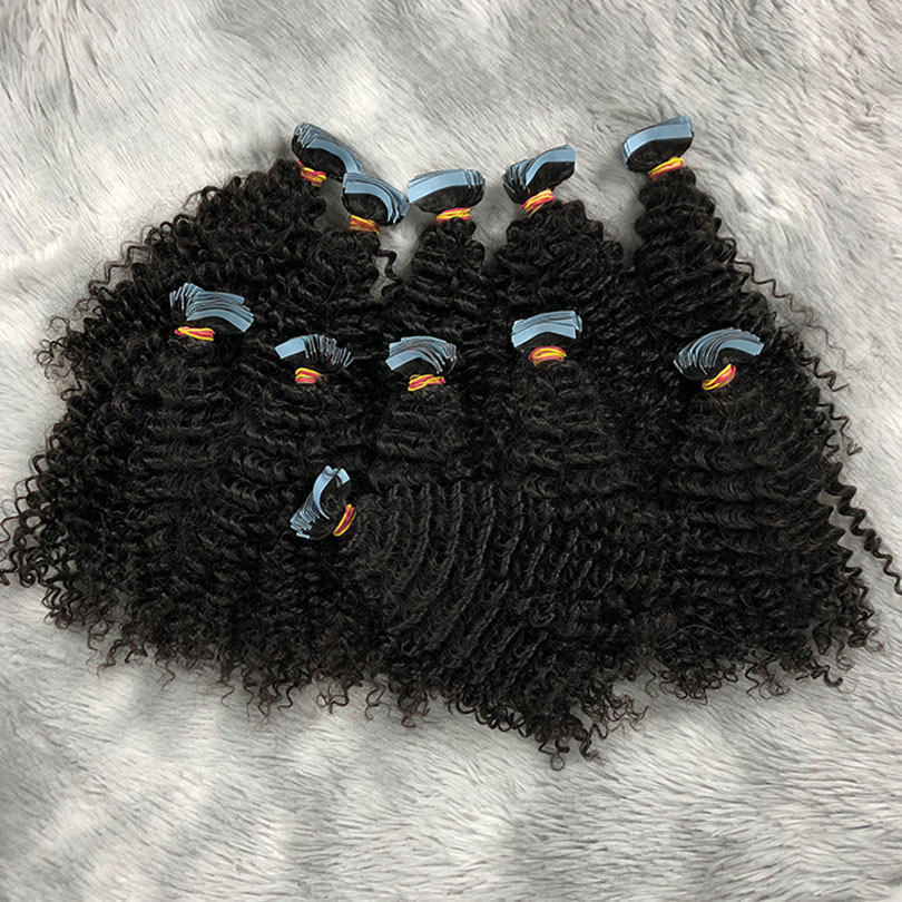 Kinky Curly Malaysian Hairs Tape In Hair Extensions 40 pcs Per Pack Natural Color Extension For Women, Color 2 darkest brown
Kinky Curly Malaysian Hairs Tape In Hair Extensions 40 pcs Per Pack Natural Color Extension For Women, Color 2 darkest brown