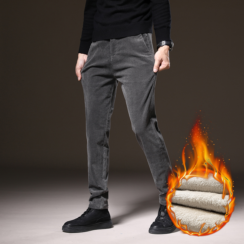 2021 New Men Fashion Winter Corduroy Elastic Thick Fleece Soft Comfortable Trousers Business Casual Mens Warm Long 28-40 786s, Black
2021 New Men Fashion Winter Corduroy Elastic Thick Fleece Soft Comfortable Trousers Business Casual Mens Warm Long 28-40 786s, Black